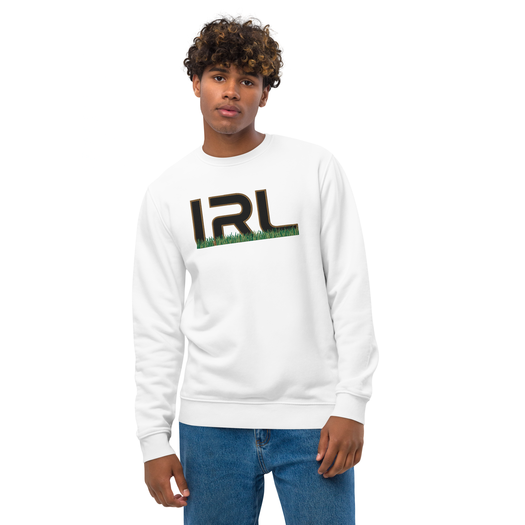 IRL Touch Grass Logo Premium Sweaty Out - IRL Gamer Gear